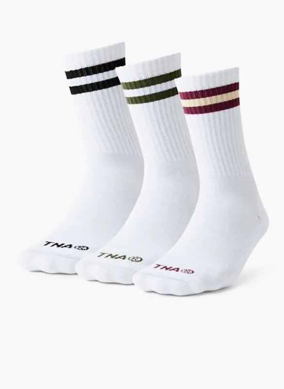 base crew sock 3-pack sold by Aritzia