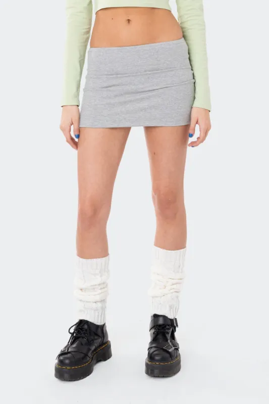 Aisha Low-Rise Mini Skirt sold by Edikted