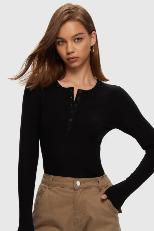 Button Down Henley 2.0 sold by Kuwallatee