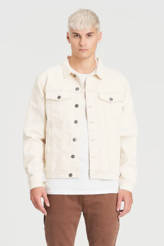 Knit Denim Jacket sold by Kuwallatee