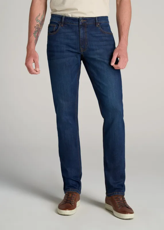 LJ&S TAPERED Jeans for Tall Men in Charger Blue sold by American Tall