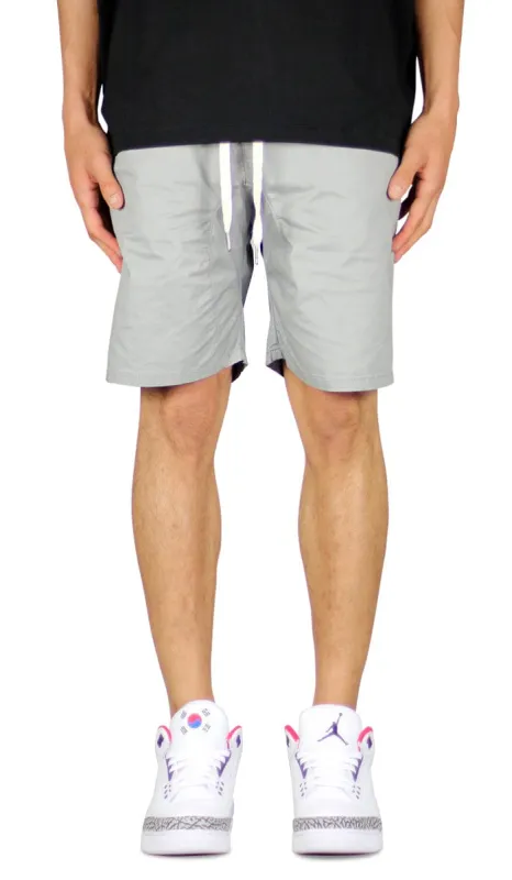 Gray Drop Crotch Shorts sold by Hyper Denim