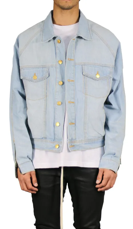 LT. Blue Denim Jackets sold by Hyper Denim