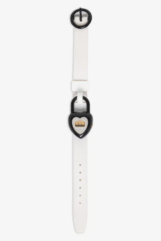WCHRA34 - Heart Lock Watch sold by los angeles apparel