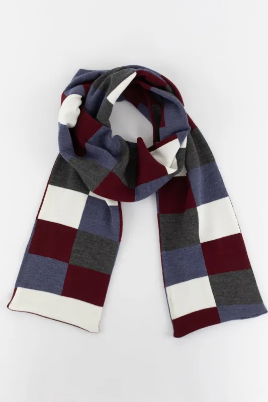 JQSCARF09 - Bauhaus Grid Scarf sold by los angeles apparel