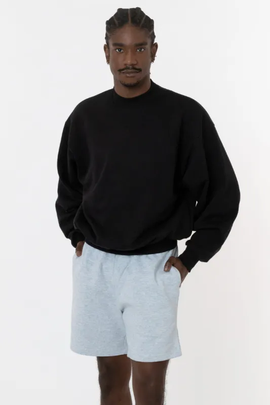 MWF1047 - 10 oz. Mid-weight Poly Cotton Fleece Wide Crewneck sold by los angeles apparel