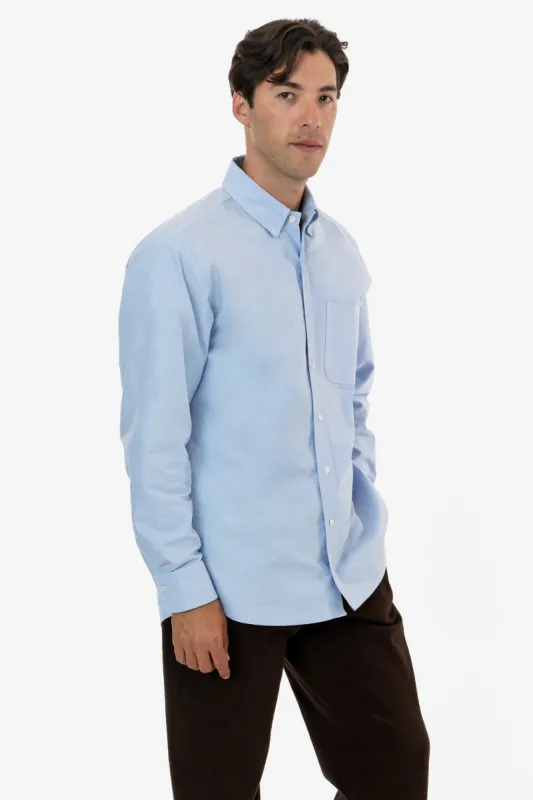 RCP402 - Classic Long Sleeve Oxford Button Down Shirt sold by los angeles apparel