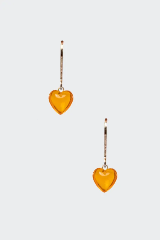 JWLJH - Jelly Heart Drop Earrings sold by los angeles apparel