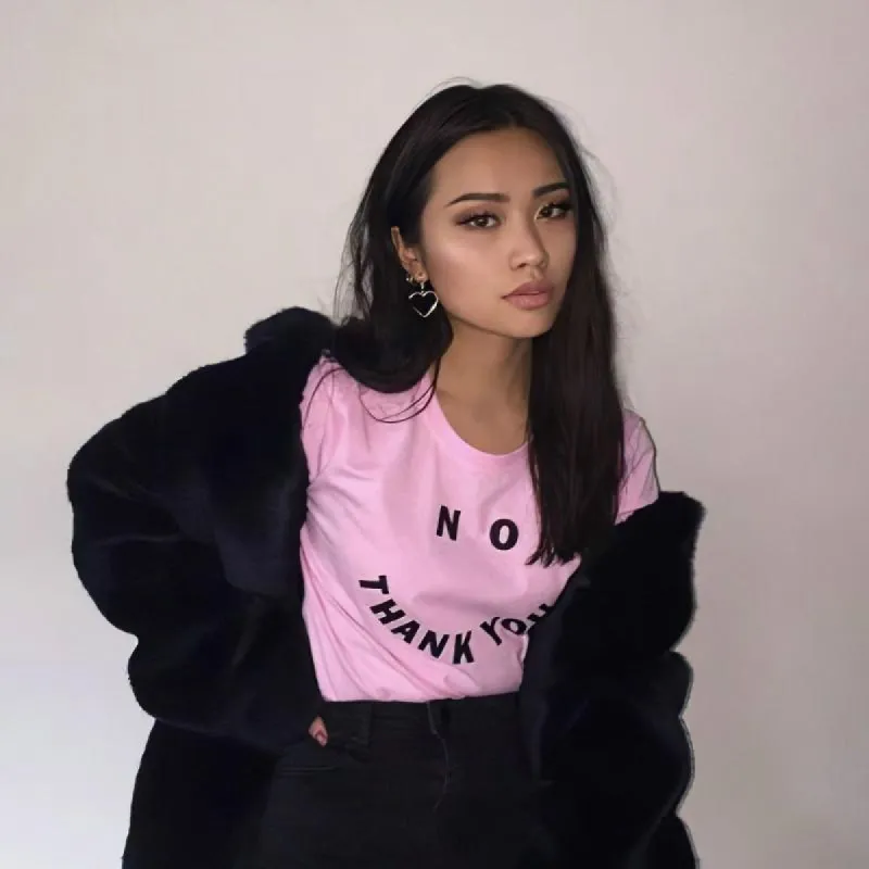 No Thank You Tee sold by Empty Soda