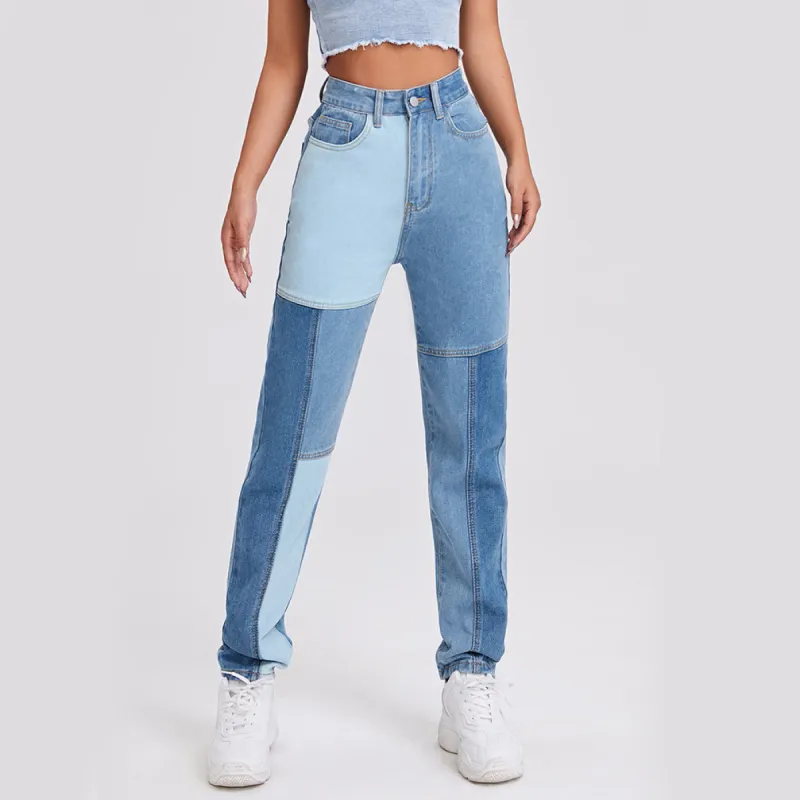 My Rules Patchwork Jeans sold by Empty Soda