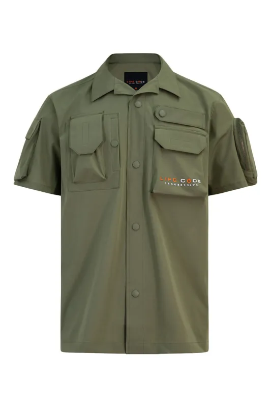 Men's Nylon Taslan Short Sleeve Shirt sold by G-Style USA