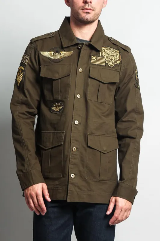 Patched Army Jacket sold by G-Style USA