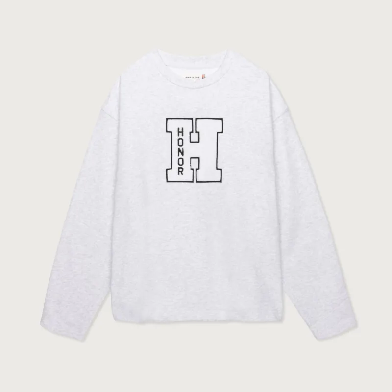 Campus Crewneck - Lt Heather sold by Honor the Gift