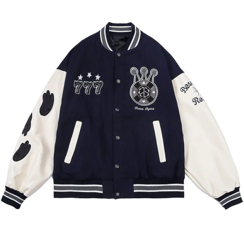 Cool Letterman Varsity Jacket Crown sold by Yugen Theory