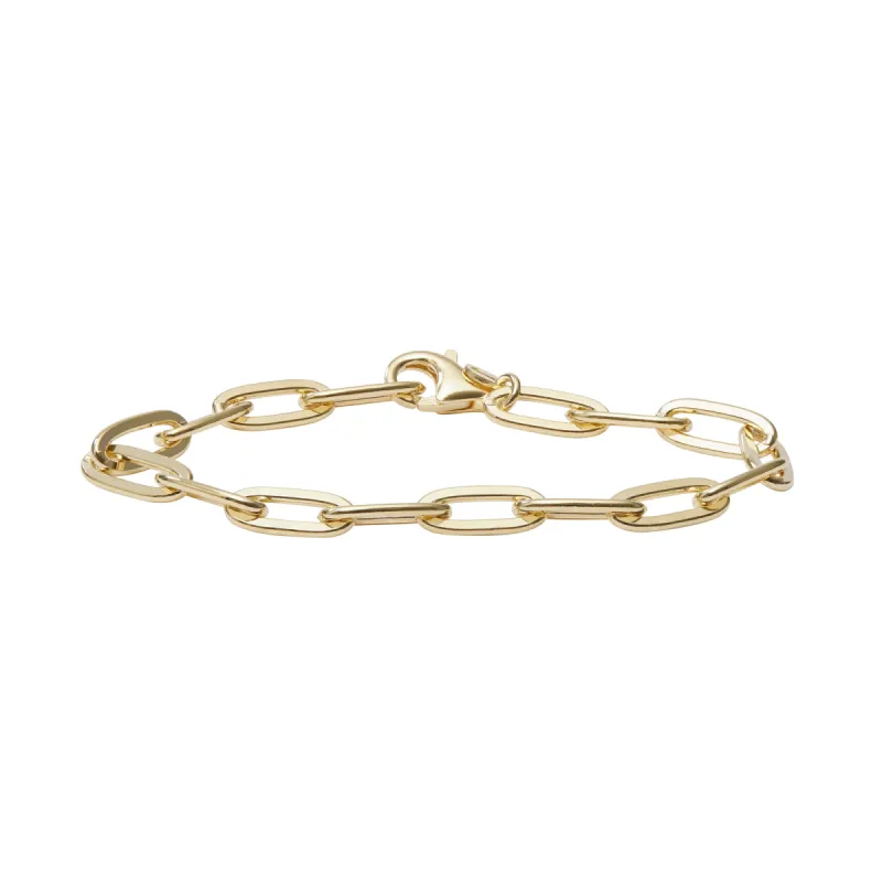 THE LARGE PAPERCLIP BRACELET sold by Lisa Gozlan