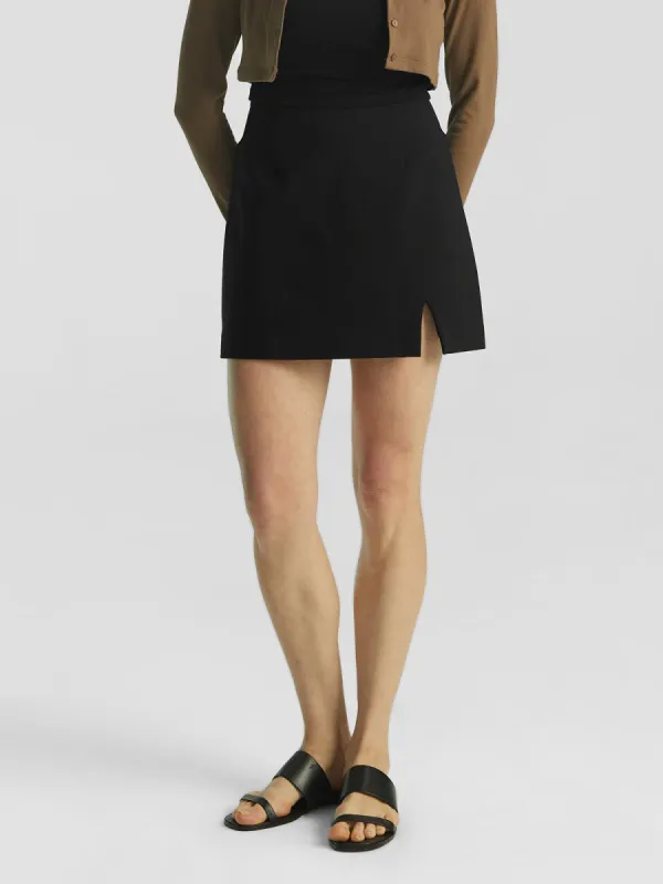 A Line Slit Mini Skirt sold by ogl move