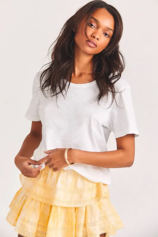 Calix Cotton Tee sold by LoveShackFancy