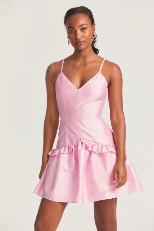 Fabienne Drop Waist Mini Dress sold by LoveShackFancy