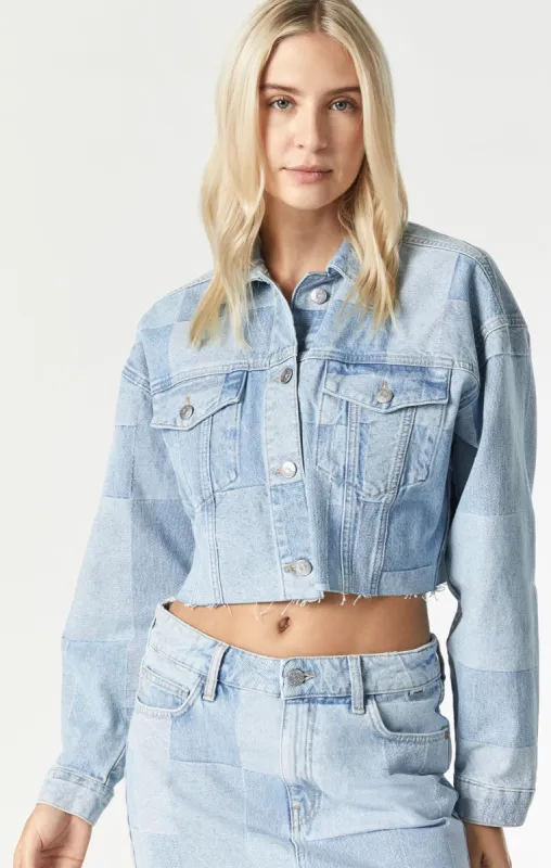 BRENDA JACKET IN JACQUARD DENIM sold by Mavi