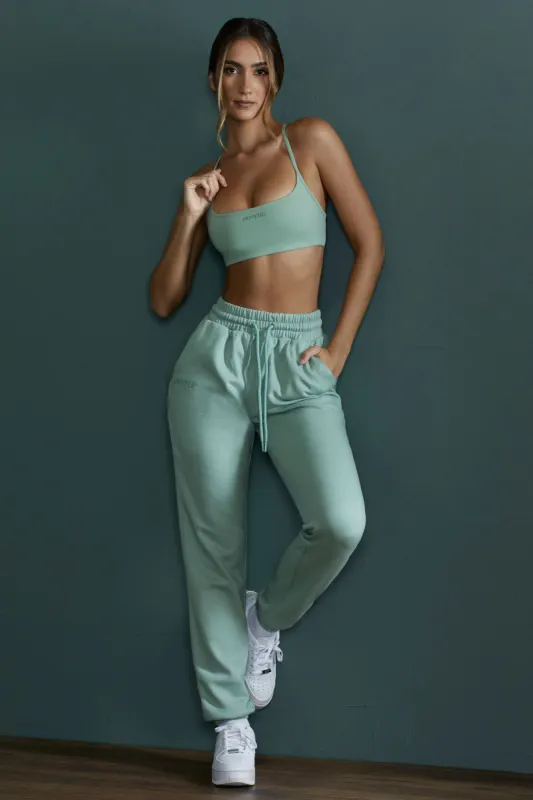 Healthy - Petite Jogger Bottoms in Sage sold by Bo + Tee
