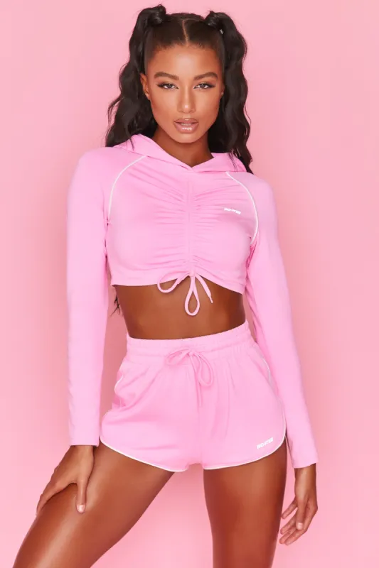 New Goals - Hoodie in Pink sold by Bo + Tee