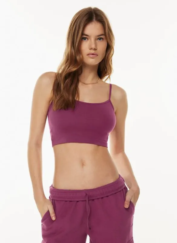 chill karelis cropped tank sold by Aritzia