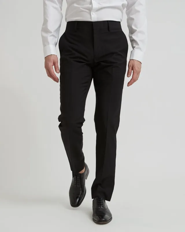 Essential Black Wool-Blend Suit Pant | RW&CO. sold by RW&CO.