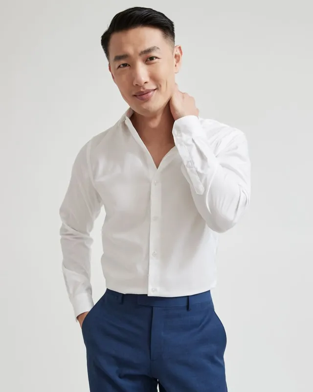 Slim fit dress shirt with wide spread collar | RW&CO. sold by RW&CO.