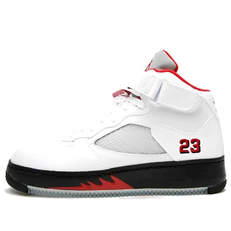 Jordan 5 Fusion 'Varsity White Red' 318608-161 sold by KicksCrew