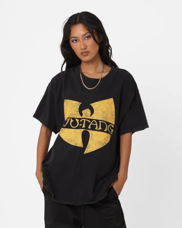 Wu Tang Brand Limited Logo Wings T-Shirt Black Wash sold by Culture Kings