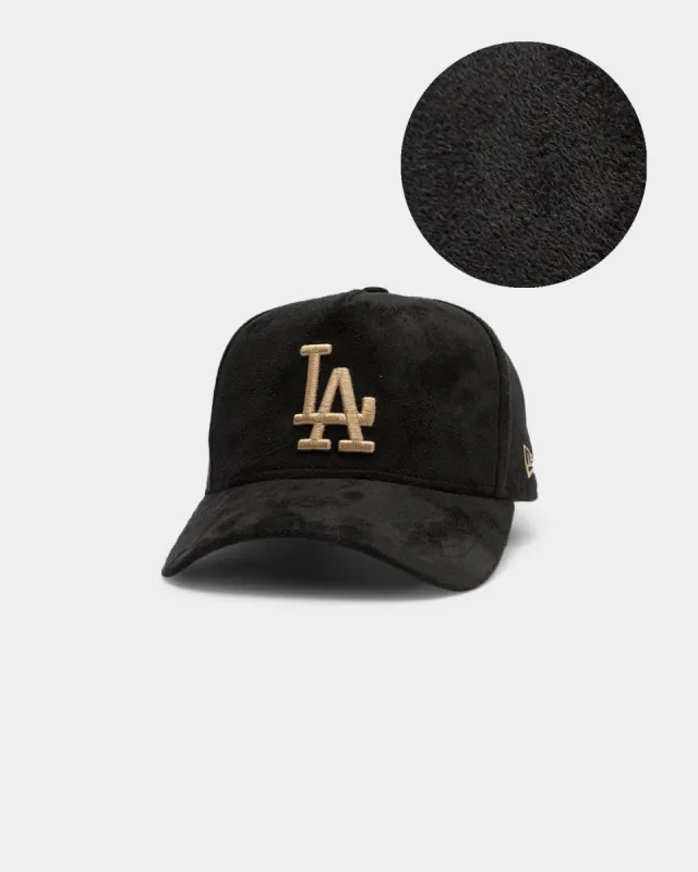 New Era Los Angeles Dodgers 'Black/Tan Suede' 9FORTY K-Frame