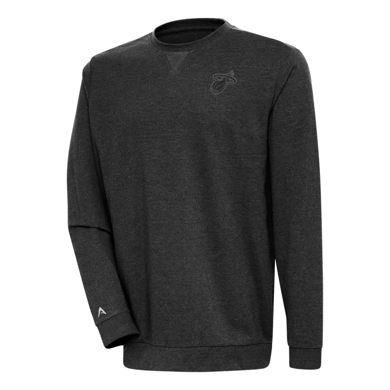 Antigua Miami HEAT Tonal Crewneck sold by Miami Heat Store