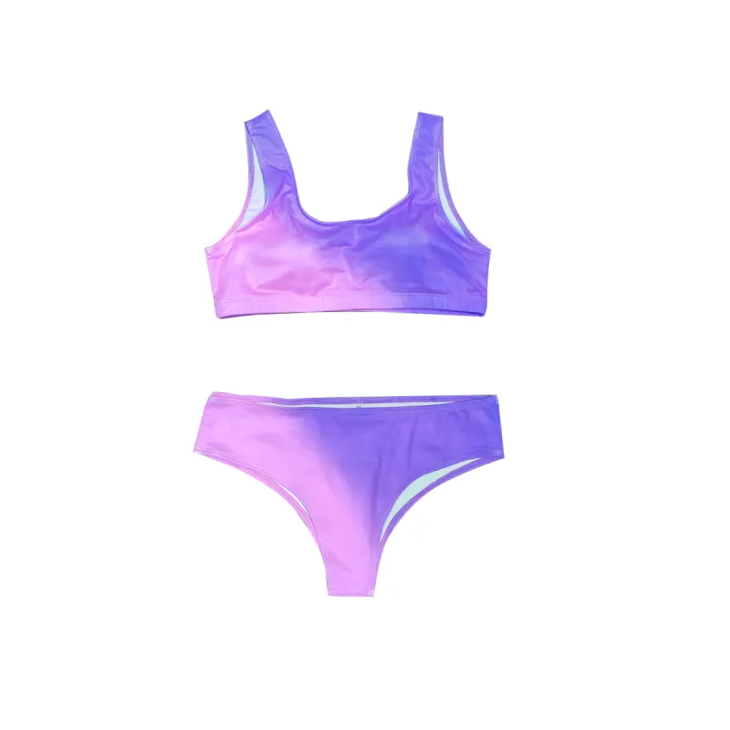 Islandhaze® color changing high waisted bikini -Pink to purple sold by IslandHaze