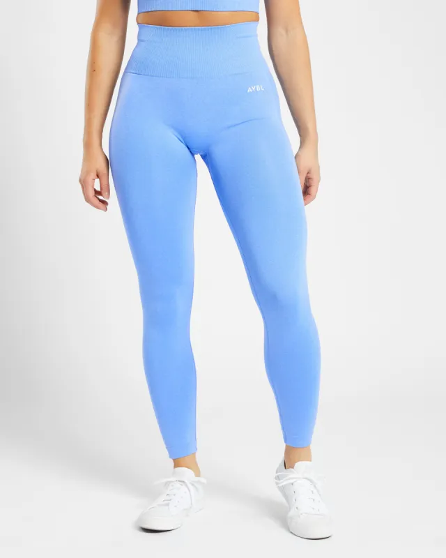 Empower Seamless Leggings - Spring Blue Marl sold by AYBL