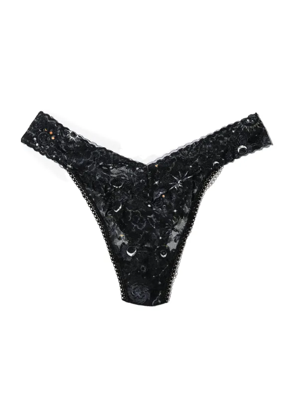 Printed Daily Lace™ Original Rise Thong Constellation Sale sold by Hanky Panky