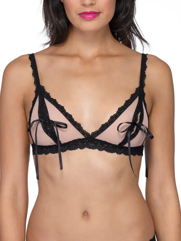 &oh™ Nude Illusion Tie Bralette sold by Hanky Panky
