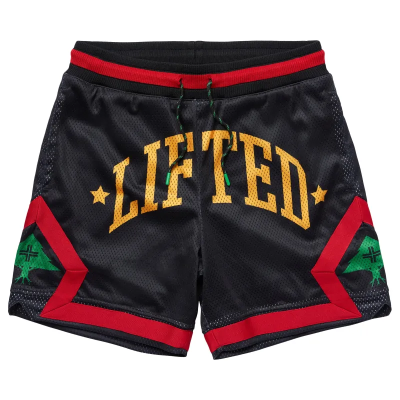 RESOLUTIONARY LIFTED MESH SHORTS - BLACK | Parallel
