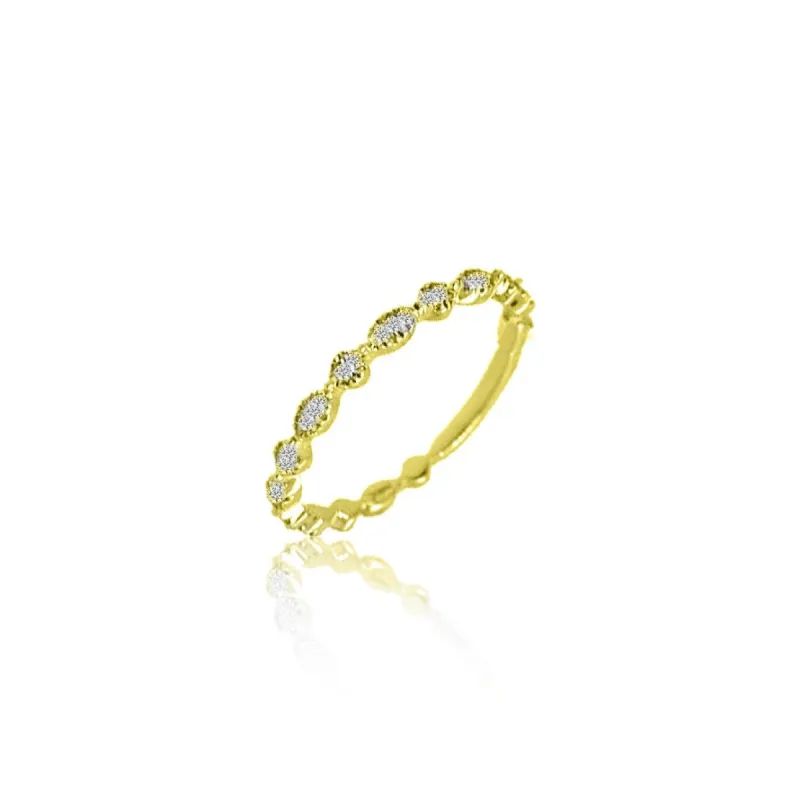 Yellow Gold Diamond Ring sold by Meira T