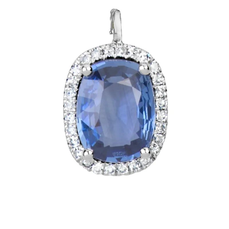 White Gold Diamond Sapphire Center sold by Meira T