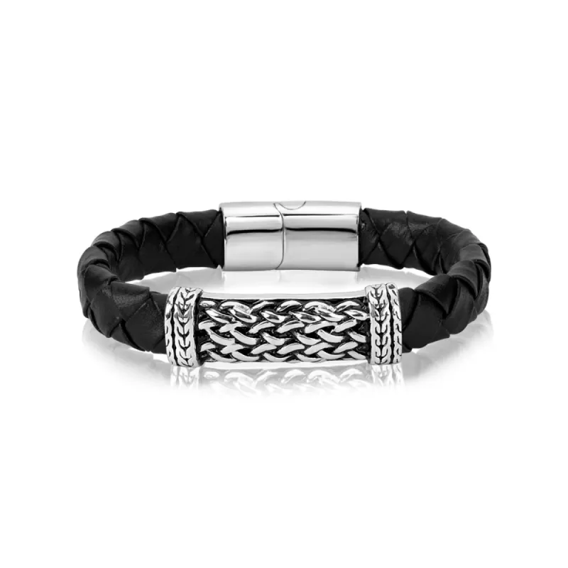 Braided Stainless Steel Bracelet sold by Meira T