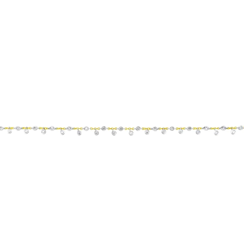 Yellow Gold Bezel Bracelet sold by Meira T