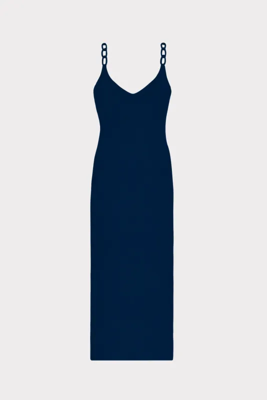 Knit Chain Strap Midi Dress sold by Milly
