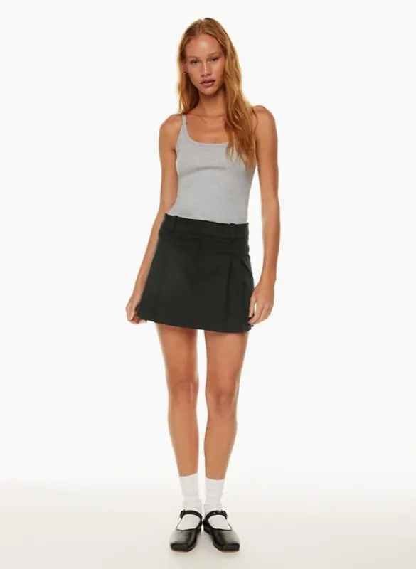 Sunday Best Women's Rider Skirt in Black size 0 | Cotton/Rayon/Polyester sold by Aritzia