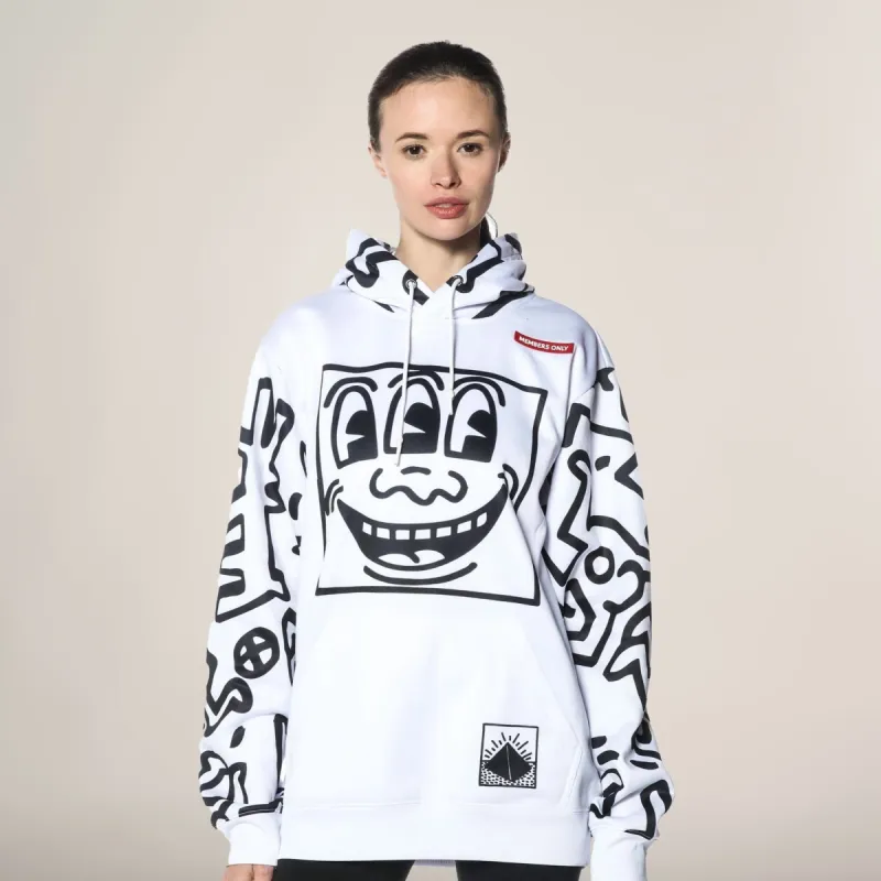 Women's Keith Haring X Members Only Hoodie Oversized Jacket - FINAL SALE sold by Members Only