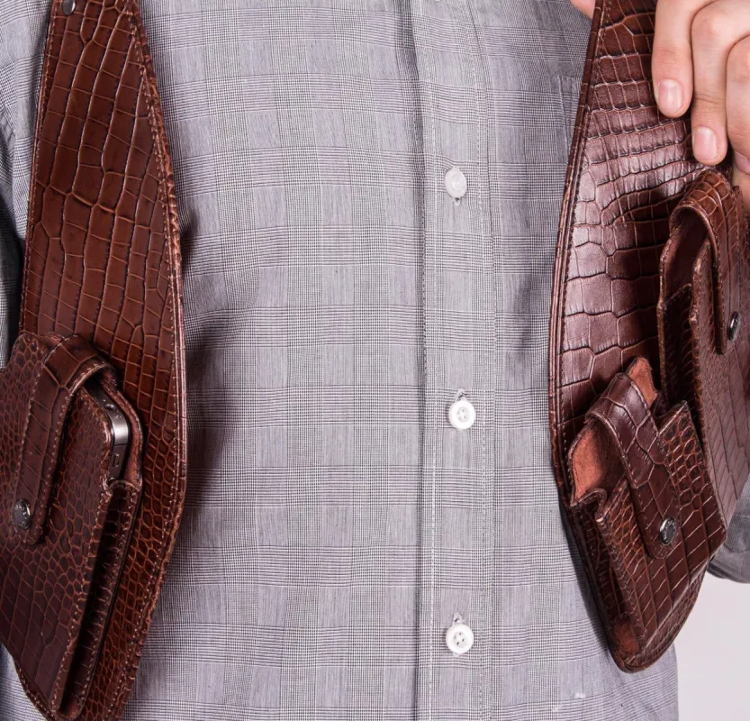 Men's Cellphone Leather Holster sold by Members Only