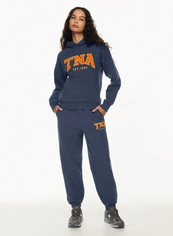 cozy fleece mega sweatpant sold by Aritzia