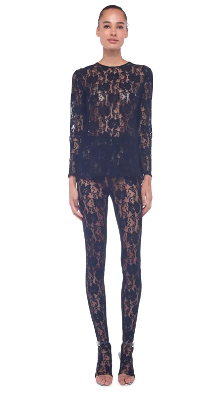 LONG SLEEVE CREW TOP sold by Norma Kamali