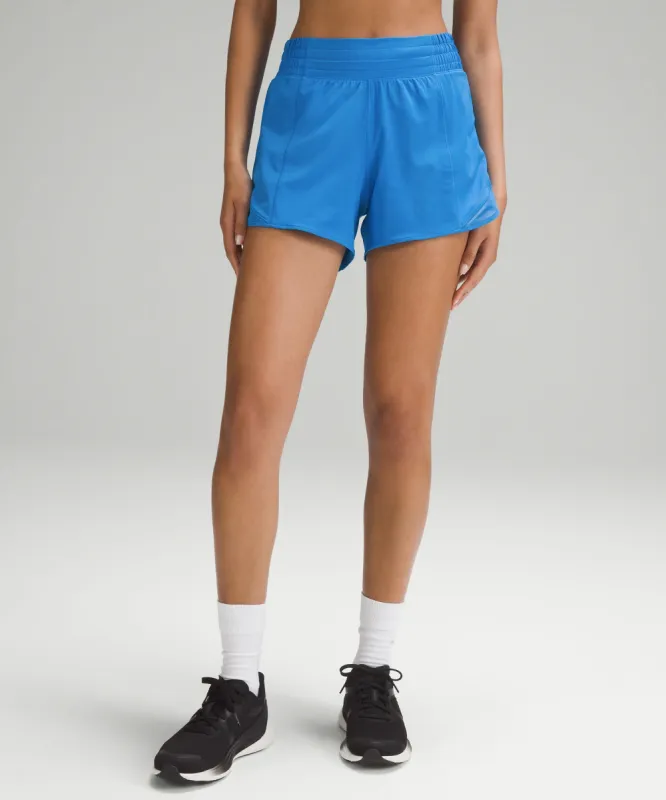 Hotty Hot High-Rise Lined Short 4" sold by Lululemon
