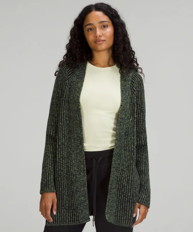 Cotton-Cashmere Blend Sweater Wrap sold by Lululemon