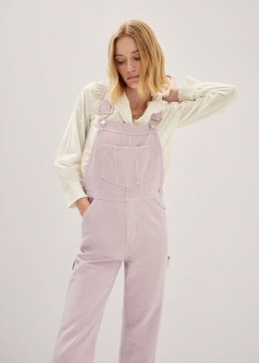 Long denim dungarees -  Women | Mango USA sold by Mango